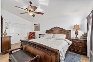 Gorgeous Master Bedroom with high end furnishings