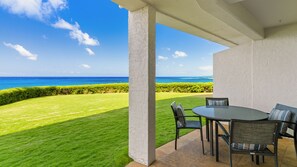 Poipu Shores A104 - Poipu Beach Coastline Dining View - Parrish Kauai