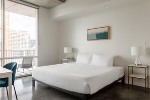 Every Kasa bed features a memory-foam mattress