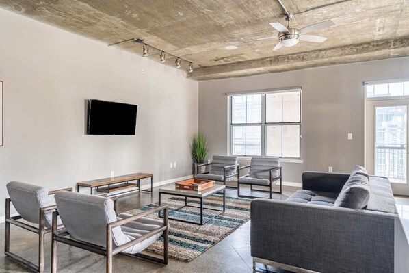 Kick back and relax in the living room