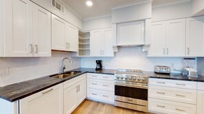 Kitchen with Stone Countertops