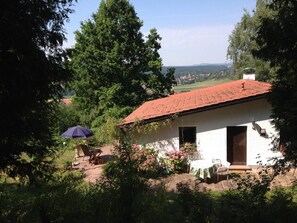 Rückansicht vom Haus