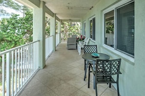 Enjoy morning breeze on the veranda 