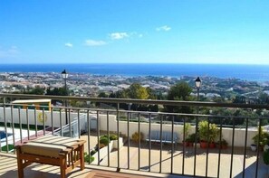 View from the window. Fabulous view over the Mediterranian and Benalmádena.