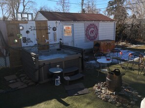 hottub outside