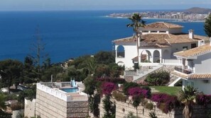 External view of the building. Bella Vista with private pool and amazing views