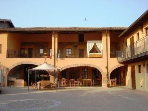 External view of the building. external