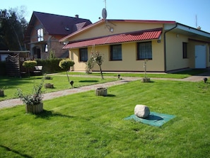 External view of the building. The guesthouse