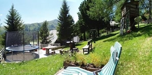 Aussicht vom Trampolin