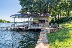 Boat Dock, Lift, and Dual Jet Ski Ramp
