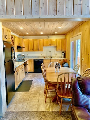 Kitchen off the main living 