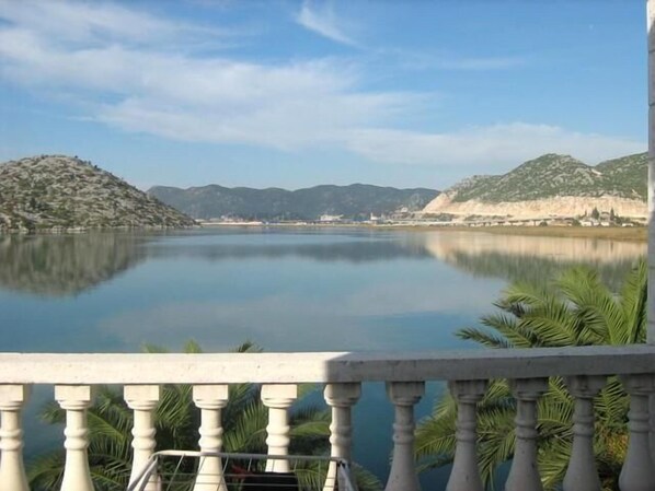 view from balcony