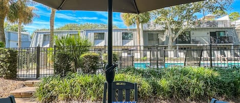 Patio with Grill and Pool Access