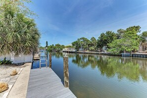 Fish from your private dock