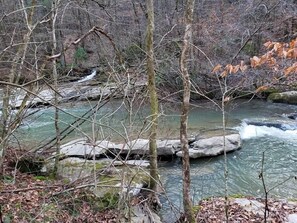 Bletchers Creek runs behind the entire property