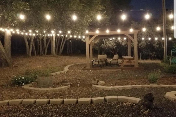 Enjoy your evening in the newly landscaped yard