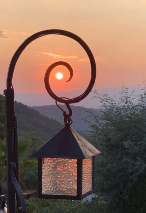 Sunset from the terrace