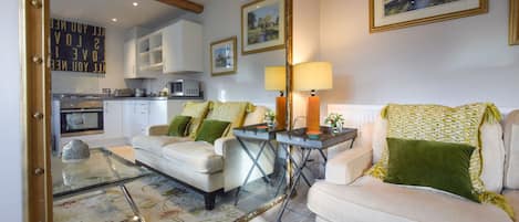 Living room, Bothy at Arlington, Bolthole Retreats