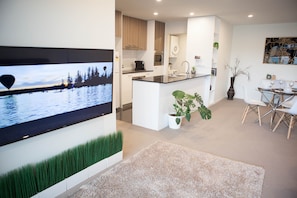 Open plan living area
