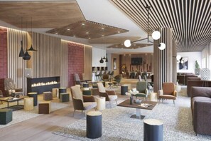 Siddeområde i lobbyen