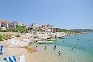 BEACH IN FRONT OF THE HOUSE SUITABLE FOR CHILDREN