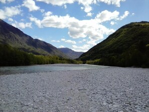 Beach - river Soca