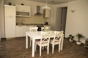 Kitchen and living room