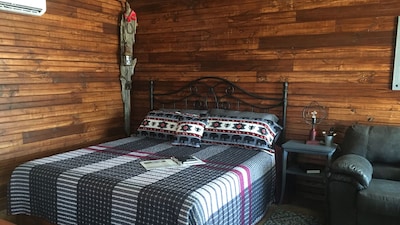 NEW Iron Door Cabin at The Lazy Buffalo Wichita Mountains Cache Lawton Fort Sill