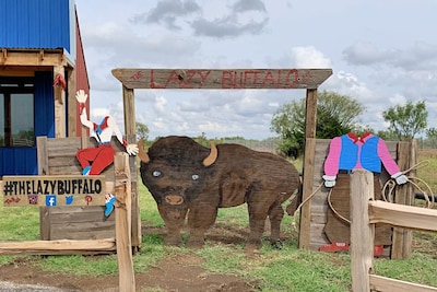 NEW Iron Door Cabin at The Lazy Buffalo Wichita Mountains Cache Lawton Fort Sill