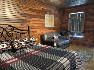 NEW Iron Door Cabin at The Lazy Buffalo Wichita Mountains Cache Lawton Fort Sill