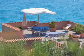 the roof terrace