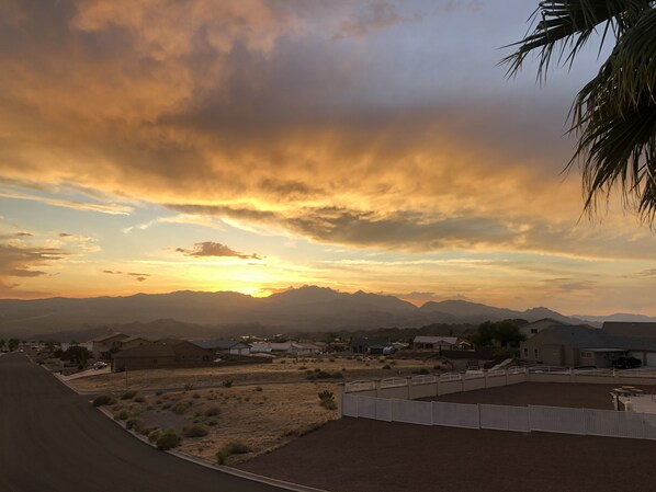Vista desde la propiedad