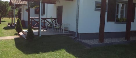 Außenansicht des Gebäudes. Ferienappartment Plichta