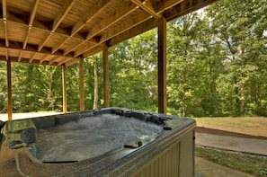 Wanted another angle? :) Luxurious hot tub located off Terrace Level