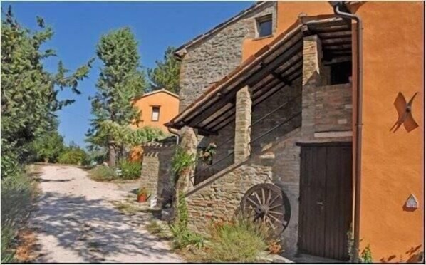 The entrance to the small Borgo