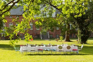 Espace banquet en plein air