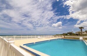 Beautiful oceanfront community pool