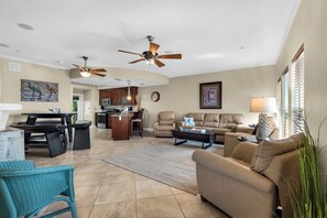 Spacious and open living room