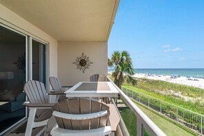 Private Balcony with views of the Gulf