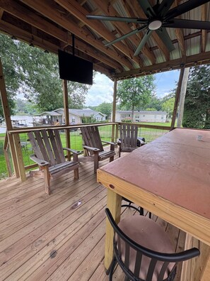 Covered patio