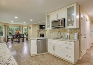 Kitchen with adjoined dining