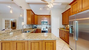 Fully Stocked Kitchen