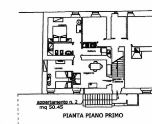 the apartment layout