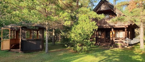 Main house and pavilion