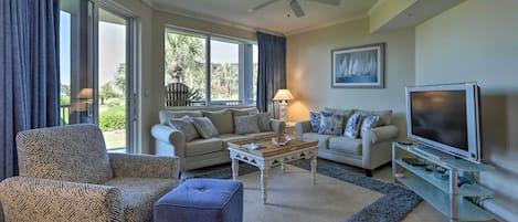 This beautifully furnished condo provides a front-row seat to Miramar Beach!