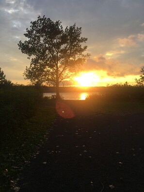 Sunset over salt point 