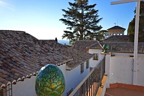 View from roof terrace