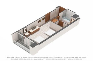 Two Queen Bed Mayan Master Room Layout