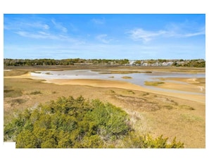 Watch birds, deer and other wildlife in the marsh; the view constantly changes.