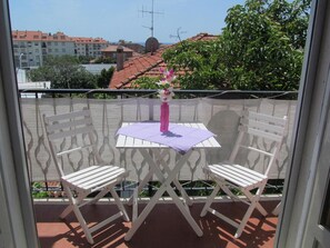 balcony with sea view